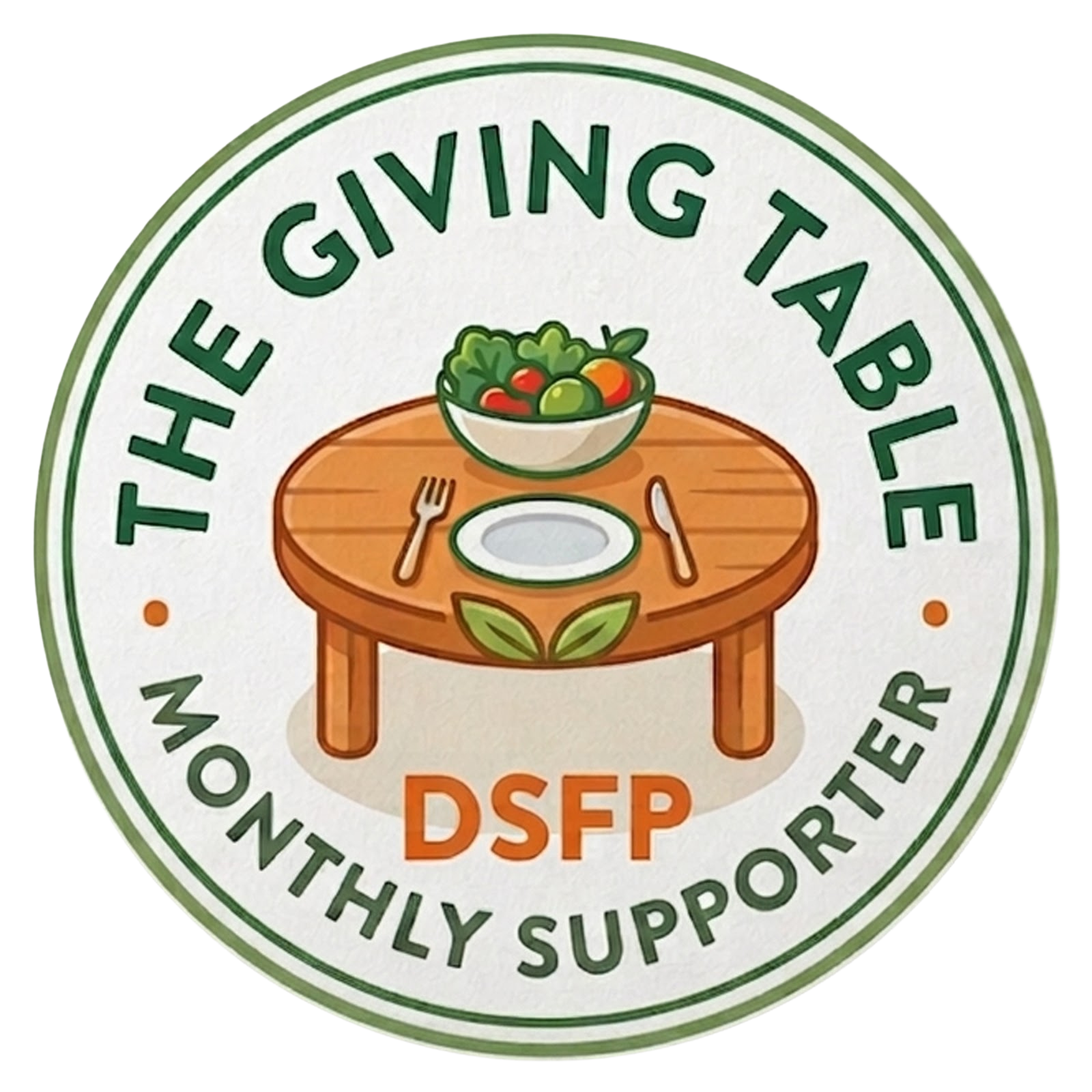Logo for the Giving Table