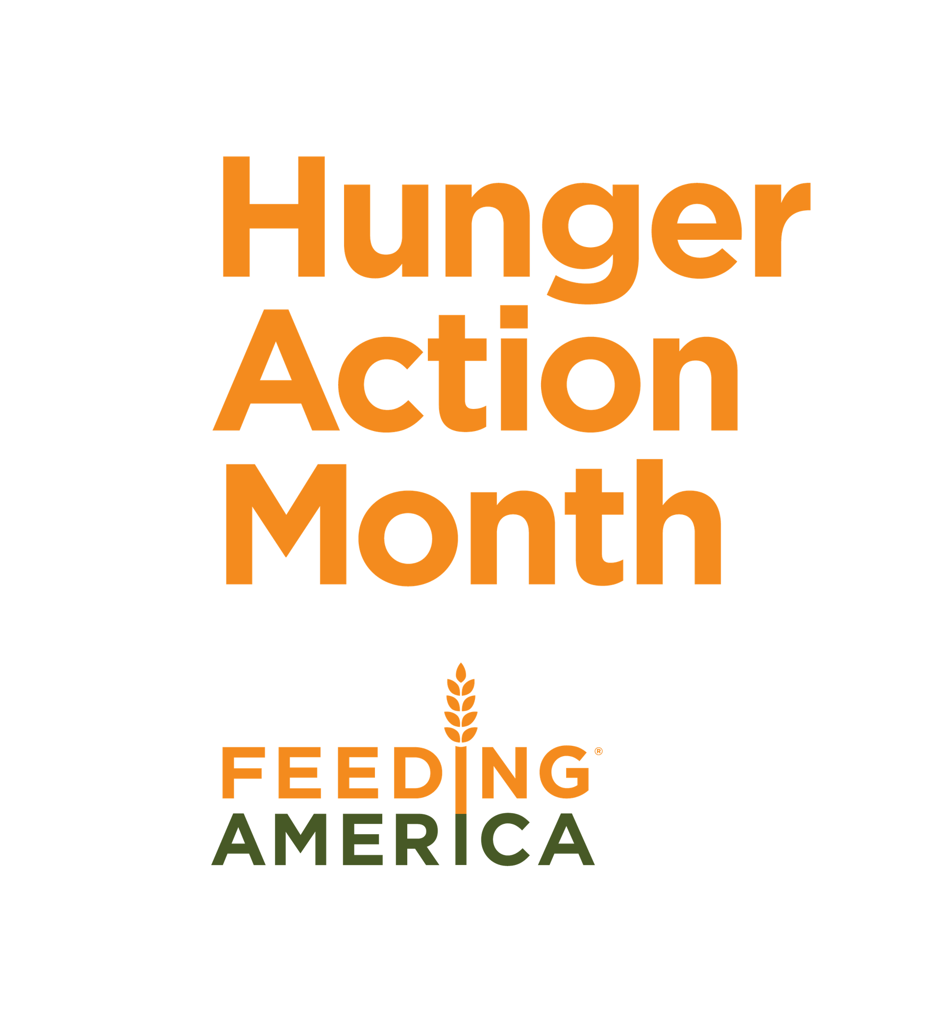 Hunger Action Month logo